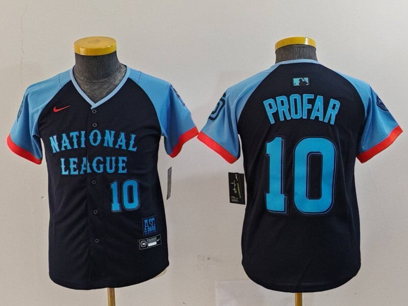 Youth San Diego Padres #10 Jurickson Profar Padres 24 All-Star Youth Style 2