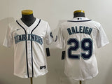 Youth Seattle Mariners #29 Cal Raleigh Mariners Youth Style 1