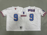 Youth Tennessee Oilers #9 Steve McNair Oilers Youth Style 1