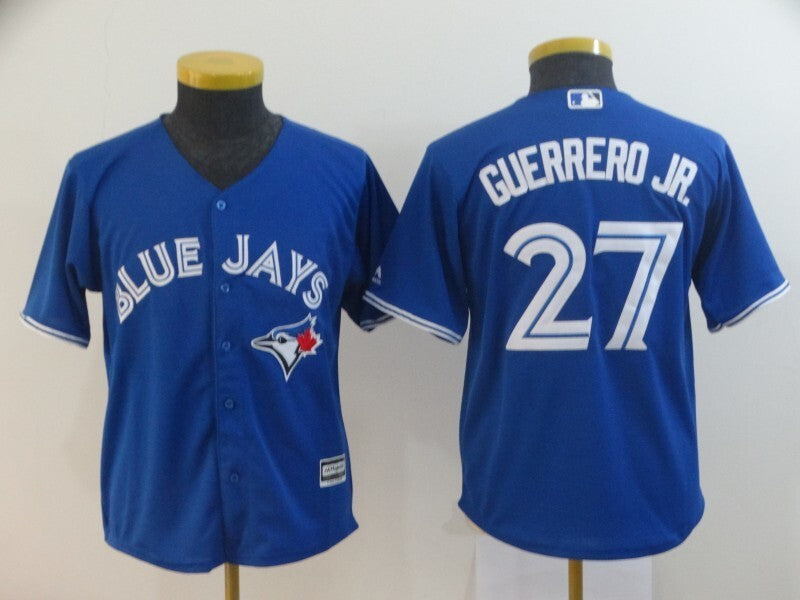 Youth Toronto Blue Jays #27 Vladimir Guerrero Jr Style 2