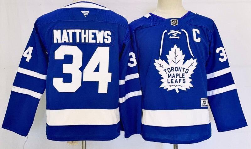 Youth Toronto Maple Leafs #34 Auston Matthews Youth