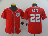 Youth Washington Nationals #22 Juan Soto Style 2