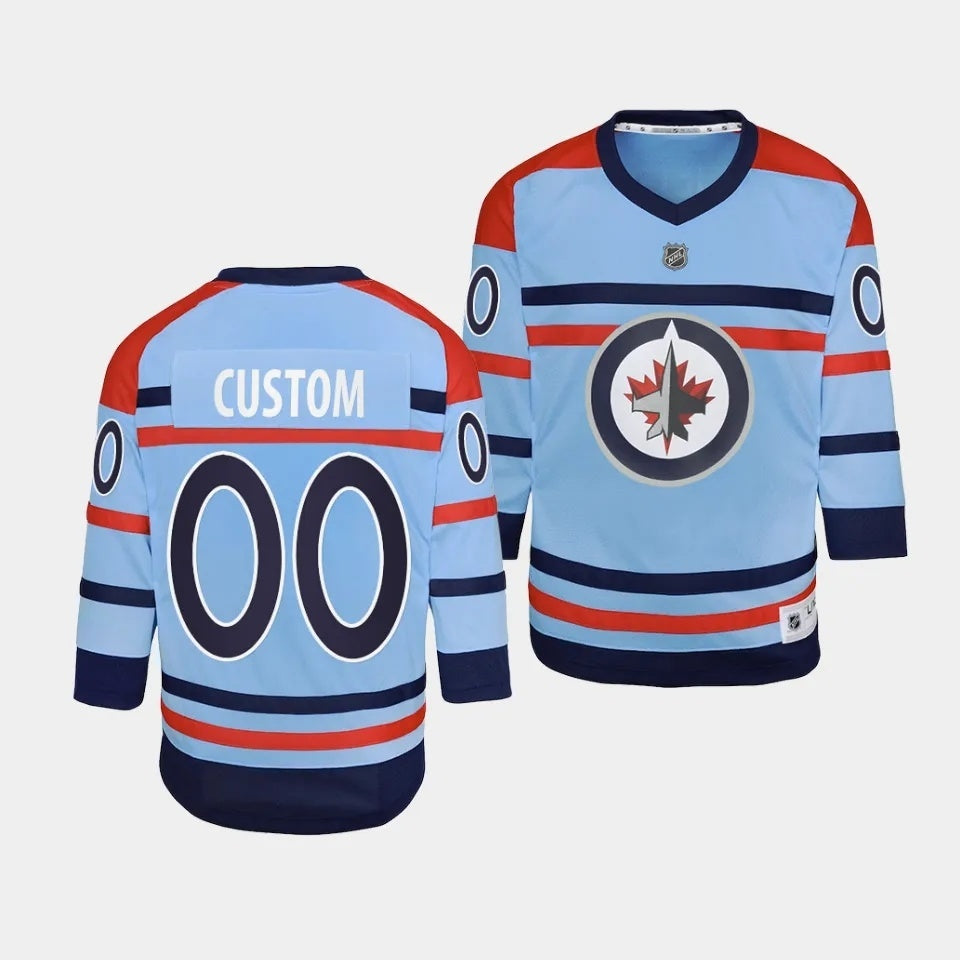 Youth Winnipeg Jets 2023-24 RCAF Centennial Light Blue Jersey