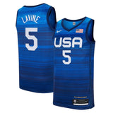 Zach LaVine USA Basketball 2020 Summer Olympics Player Jersey - Navy Style 1
