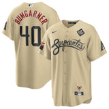 arizona diamondbacks #40 madison bumgarner gold 2023 world series city connect