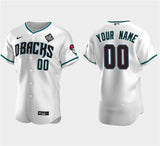 arizona diamondbacks customized white 2023 world series flex base jersey