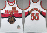 atlanta hawks #55 dikembe mutombo white 1996-97 throwback swingman Basketball Jersey
