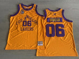 bodega x mitchell&ness “worldwide respect” Collaboration Lakers 06 Yellow Embroidered Style 3