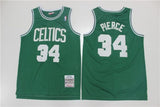 boston celtics #34 paul pierce Celtics 34 # Green Retro Edition 07--08 Season Jersey