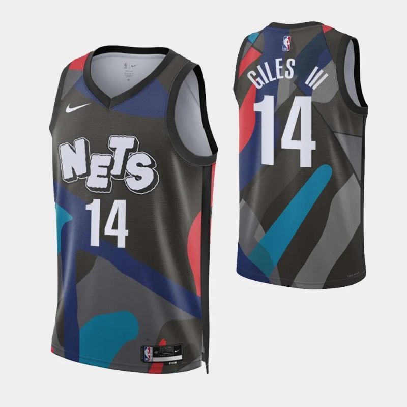brooklyn nets #14 harry giles iii 2023-24 city edition swingman jersey