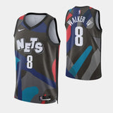brooklyn nets #8 lonnie walker iv 2023-24 city edition swingman jersey