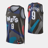 brooklyn nets #9 trendon watford 2023-24 city edition swingman jersey