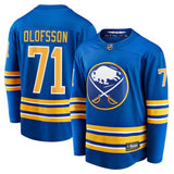 buffalo sabres #71 victor olofsson breakaway player jersey - royal