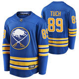 buffalo sabres #89 alex tuch royal-home-2021-trade-jersey