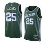 detroit pistons #25 marcus sasser 2022-2023 green city edition 2023 nba draft jersey.webp