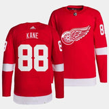 detroit red wings #88 patrick kane home red authentic pro primegreen jersey