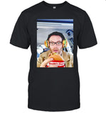 Josh gates hamburger earmuffs forever shirt