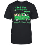 Let The Shenanigans Begin Happy St. Patrick's Day Dogs shirt