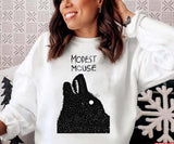 Black Wolf Design Modest Mouse Unisex Sweatshirt