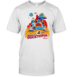 Kurzgesagt Cosmic Pioneers Welcome To Ducktopia T-Shirt
