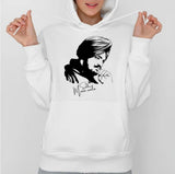 Black Portrait Sidhu Moose Wala Signature Unisex Hoodie