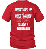 Justin Timberlake The Forget Tomorrow World Tour T Shirt