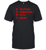 Haewon CUNT Charisma Uniqueness Nerve Talent Tee