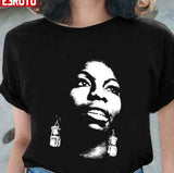 Black N White Art Nina Simone Unisex T-Shirt