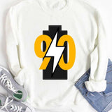 90 Watt Of Power T. J. Watt Original Design Unisex Hoodie