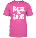 Jimi Hendrix Power To Love Safety Pink T-Shirt Limited Edition
