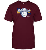 Lebatardaf Mcoverrated Face Fla On Red T Shirt