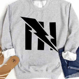 Black Lightening Bolt Unreal Tournament Unisex Sweatshirt