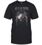 Limited As I Lay Dying Skull Wings T-Shirt