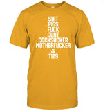 Kelly Carlin Wearing Shit Piss Fuck Cunt Cocksucker Motherfucker And Tits Shirt