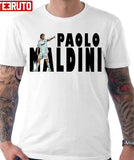 Black Logo Paolo Maldini Football Unisex Hoodie