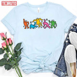 90s Design Dancing Keith Haring Unisex T-Shirt
