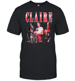 George Kittle Wearing His Wife Claire Kittle Long Sleeve T Shirt