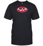 Kaguya's Top Gal Kmfdm Oval Tumbling Logo T Shirt