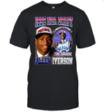 Jalen Hurts 1996 Draft Round 1 Pick 1 The Answer llen Iverson T-Shirt