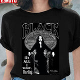 Black Morticia Addams Dark Valentine Unisex T-Shirt
