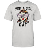 Just A Girl In Love With Her Cat shirt_2
