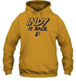 Indy Is Back Shirt, Hoodie, Sweater, Long Sleeve And Tank Top-Unisex T-Shirt