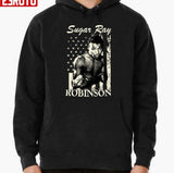 90s Design Boxing Legend Sugar Ray Robinson Unisex Hoodie