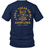 Aaron Lewis Acoustic Tour 2024 T-Shirt Don't Tread On Me