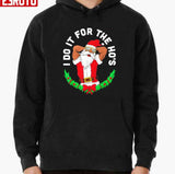 Black Santa I Do It For The Ho's Christmas Unisex Sweatshirt