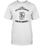 Jonathanmichaelfleming I Like My Stars Spangled And My Enemies Tee
