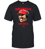 Dawgs On Tap Goldberg Georgia Just Did It Again T-Shirts_1