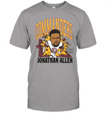 Commanders Jonathan Allen T-Shirt, Washington Jonathan Allen Shirt