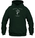 Advancedapathy Store Green More Love Hoodie