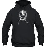 Clinton Portis Wearing Washington Commanders Sean Taylor Legacy Project Helmet Hoodie